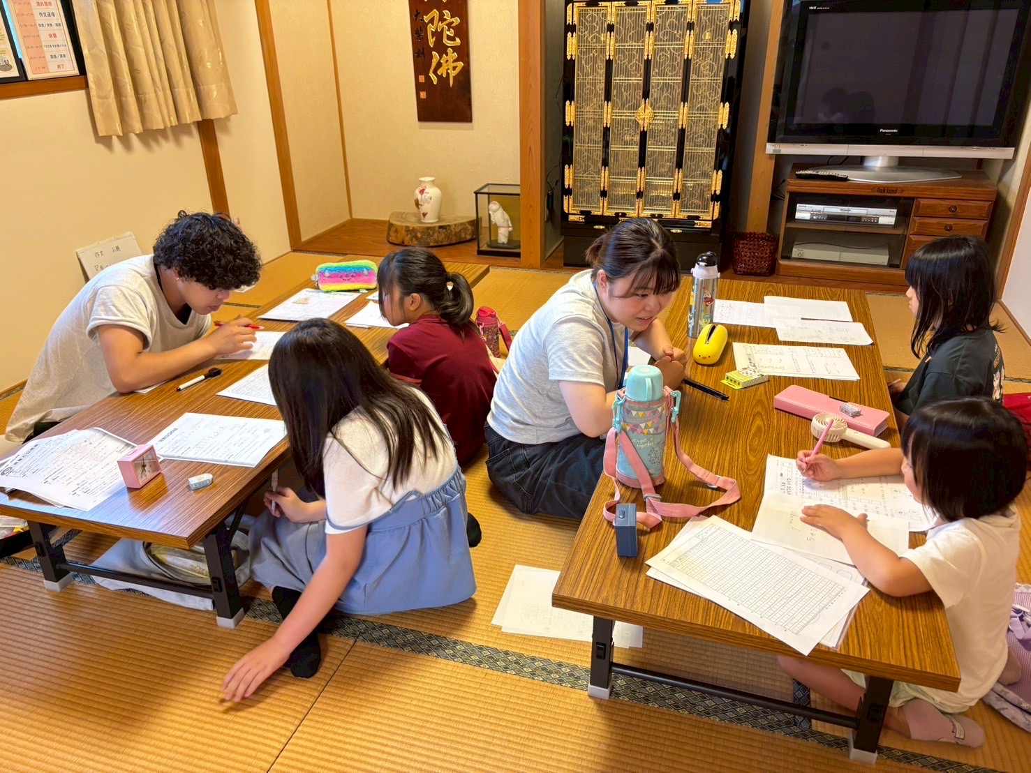 立花塾の温かい学習風景